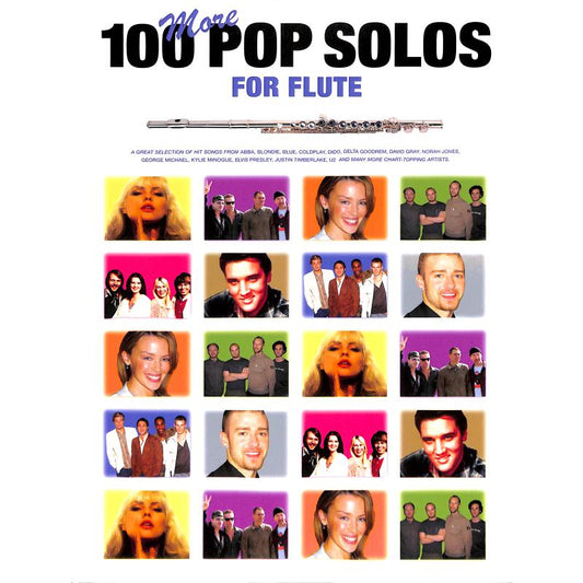 100 More Pop Solos for Flute - Flöte Noten (Musiknoten]