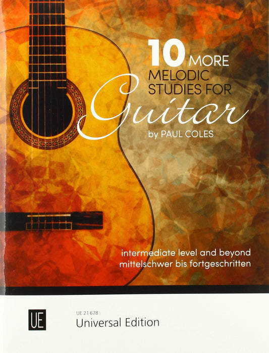 Coles, P. - 10 more melodic Studies for Guitar - Noten für Gitarre 21678