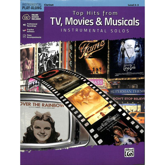 Top Hits from TV, Movies and Musicals - Noten für Klarinette ( + Online Audio)