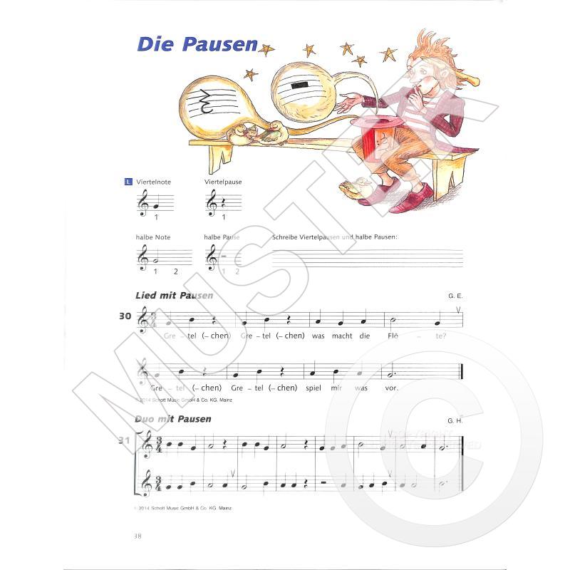 Spiel und Spaß mit der Blockflöte Band 1 - Schule für Sopranblockflöte (barocke Griffweise)