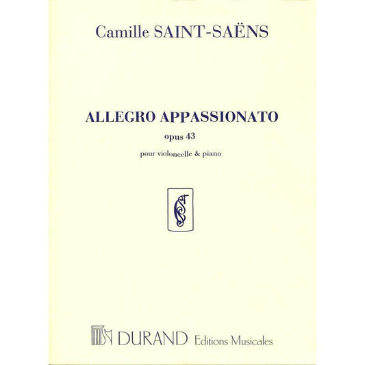 Camille Saint-Saens: Allegro Appassionato Op.43 - Noten Violoncello und Klavier